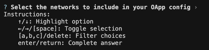 Set defaults