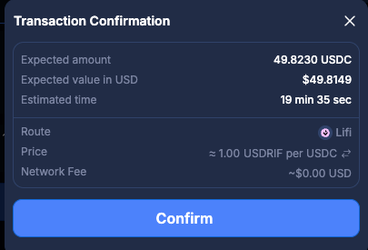 Spending Cap OKU MetaMask