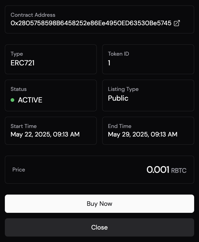 Thirdweb - Buy NFT